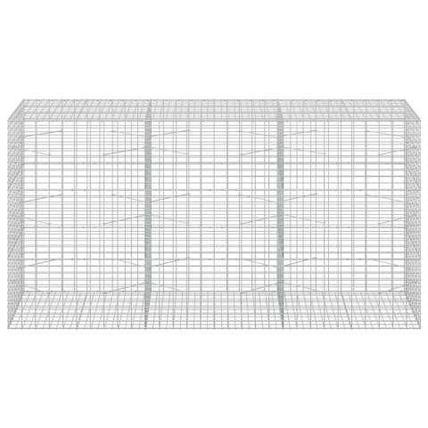 VidaXL Gabion z drutu 3,5 mm i siatką 5x10 cm 300x100x150 cm