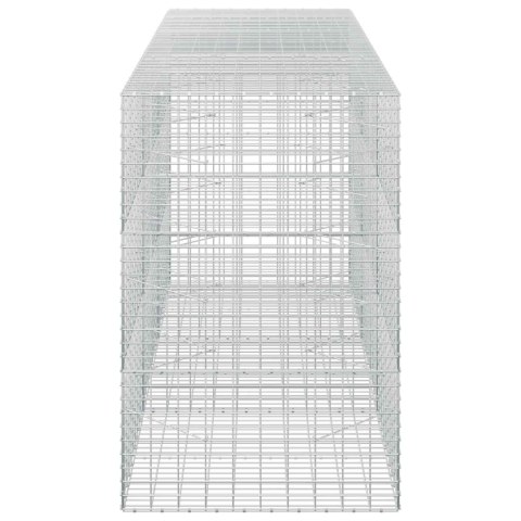 VidaXL Gabion z drutu 3,5 mm i siatką 5x10 cm 300x100x150 cm