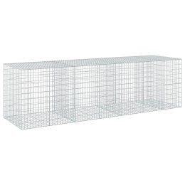VidaXL Gabion z drutu 3,5 mm i siatką 5x10 cm 350x100x100 cm