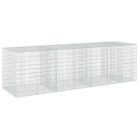 VidaXL Gabion z drutu 3,5 mm i siatką 5x10 cm 350x100x100 cm