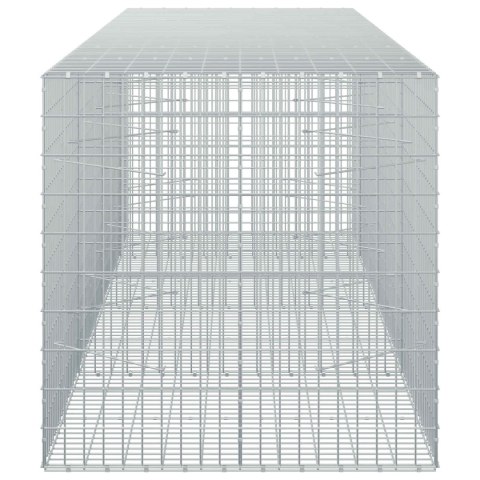 VidaXL Gabion z drutu 3,5 mm i siatką 5x10 cm 350x100x100 cm