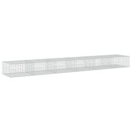 VidaXL Gabion z drutu 3,5 mm i siatką 5x10 cm 600x100x50 cm