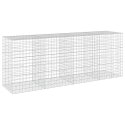 VidaXL Gabion z drutu 5 mm i siatką 10x10 cm 400x100x150 cm