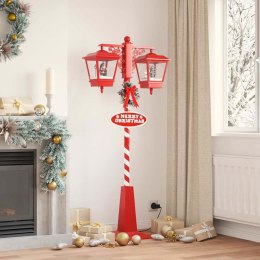 VidaXL Lampka Uliczna Bożonarodzeniowa z 2 Lampionami Czerwony