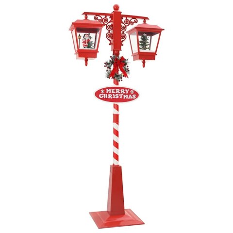 VidaXL Lampka Uliczna Bożonarodzeniowa z 2 Lampionami Czerwony
