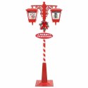 VidaXL Lampka Uliczna Bożonarodzeniowa z 2 Lampionami Czerwony