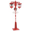 VidaXL Lampka Uliczna Bożonarodzeniowa z 2 Lampionami Czerwony