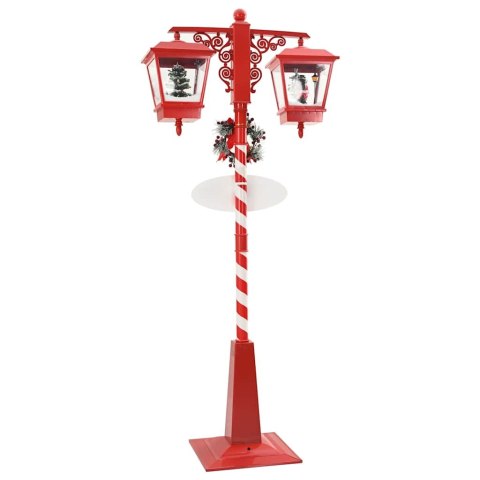 VidaXL Lampka Uliczna Bożonarodzeniowa z 2 Lampionami Czerwony