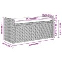 VidaXL Ławka z miejscem do przechowywania GENDT Szary 110 x 40 x 50 cm