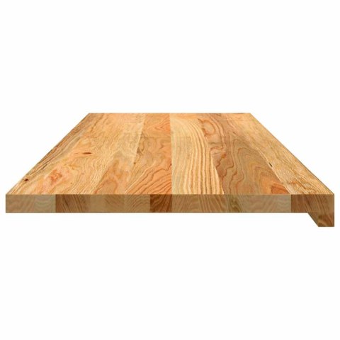 VidaXL Parapety 2 szt., jasnobrązowy, 110x40x2 cm, lite drewno dębowe
