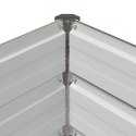 VidaXL Podniesione Łóżko Ogrodowe Kość słoniowa 100 x 40 x 55 cm