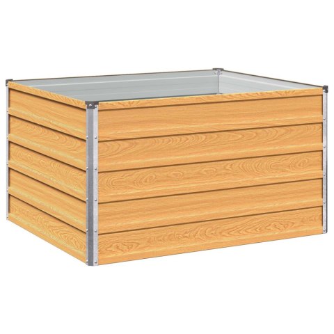VidaXL Podniesione Łóżko Ogrodowe Naturalne drewno 100 x 80 x 55 cm