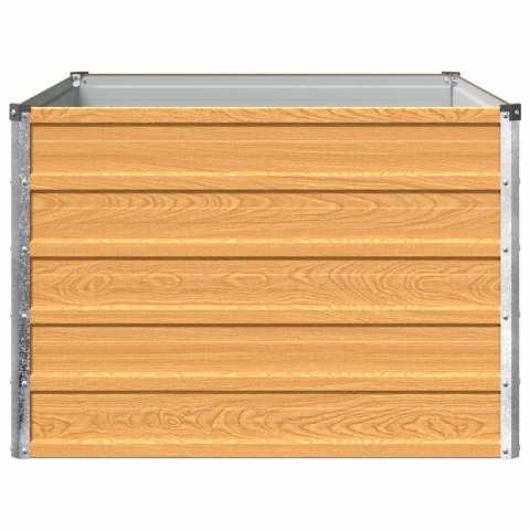 VidaXL Podniesione Łóżko Ogrodowe Naturalne drewno 100 x 80 x 55 cm
