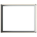 VidaXL Podniesione Łóżko Ogrodowe Naturalne drewno 100 x 80 x 55 cm