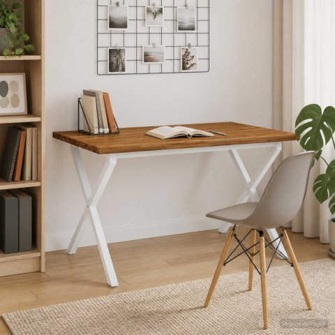 VidaXL Stół jadalny z naturalną krawędzią 140 x 70 x 75 cm
