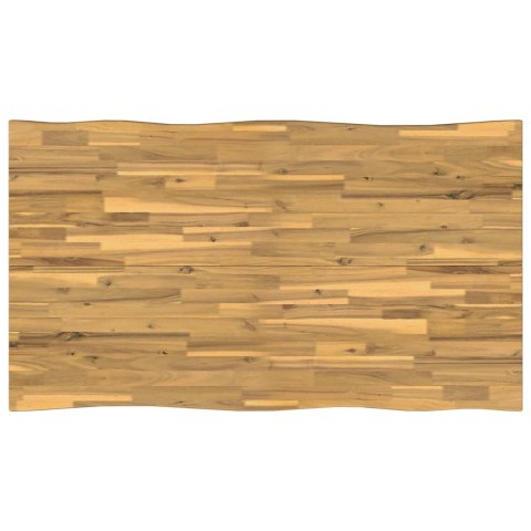 VidaXL Stół jadalny z naturalną krawędzią 140 x 80 x 75 cm