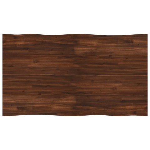 VidaXL Stół jadalny z naturalną krawędzią 140 x 80 x 75 cm