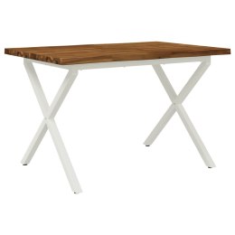 VidaXL Stół jadalny z naturalną krawędzią 90 x 55 x 75 cm