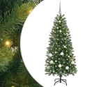 VidaXL Sztuczna choinka Zielony 150 cm PE i PVC