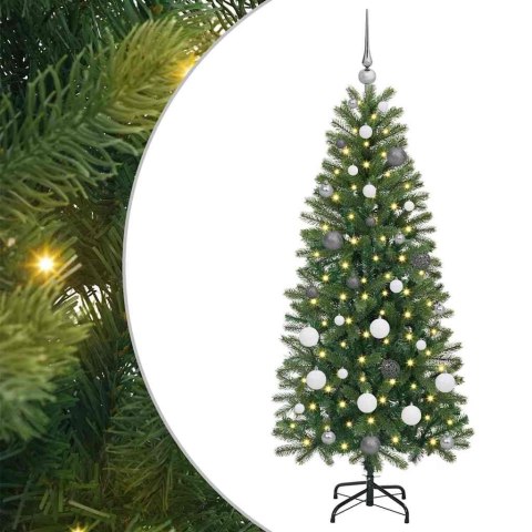 VidaXL Sztuczna choinka Zielony 150 cm PE i PVC