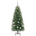 VidaXL Sztuczna choinka Zielony 150 cm PE i PVC