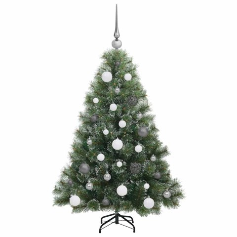 VidaXL Sztuczna choinka z 150 diodami LED Zielony 120 cm PE i PVC
