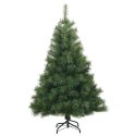 VidaXL Sztuczna choinka z 150 diodami LED Zielony 150 cm PE i PVC