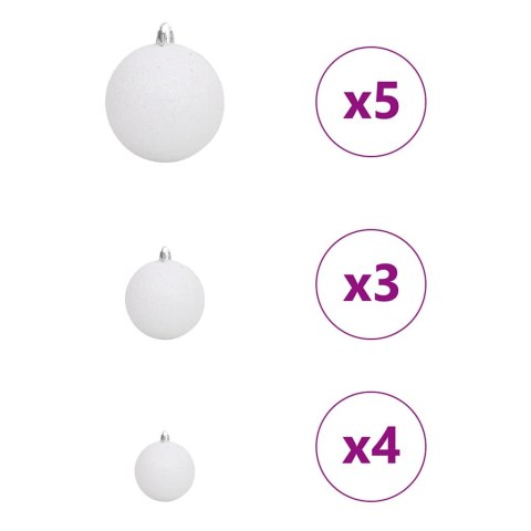 VidaXL Sztuczna choinka z 150 diodami LED Zielony 150 cm PE i PVC