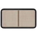 VidaXL Zagłówek Z zagłówkiem Czarny 100 x 55 x 3 cm rattan