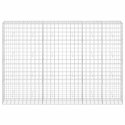 VidaXL Gabion z drutu 5 mm i siatką 10x10 cm 300x50x200 cm