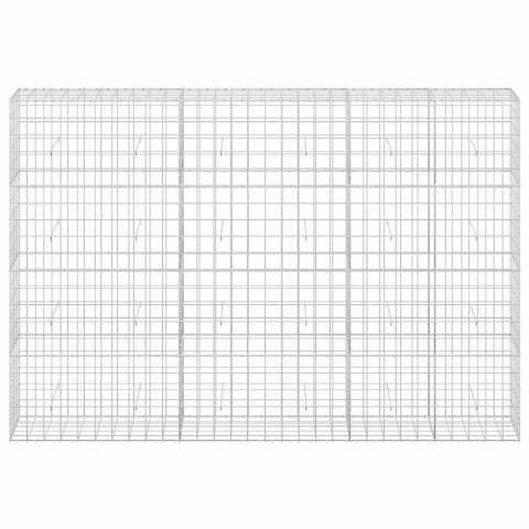 VidaXL Gabion z drutu 5 mm i siatką 10x10 cm 300x50x200 cm