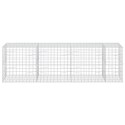 VidaXL Gabion z drutu 5 mm i siatką 10x10 cm 350x100x100 cm