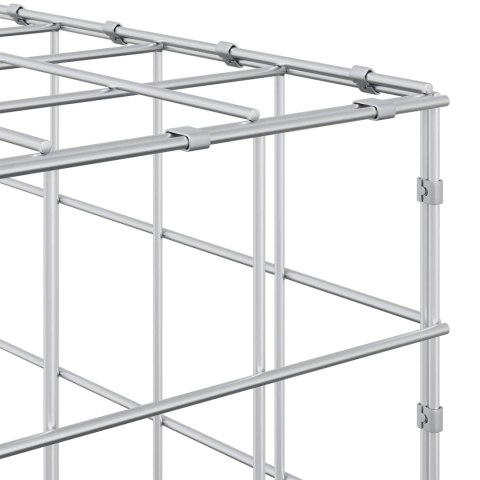 VidaXL Gabion z drutu 5 mm i siatką 10x10 cm 700x100x50 cm