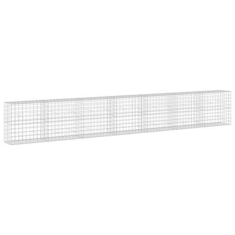 VidaXL Gabion z drutu 5 mm i siatką 10x10 cm 700x50x100 cm