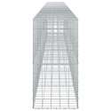 VidaXL Gabion z drutu 5 mm i siatką 10x10 cm 700x50x100 cm