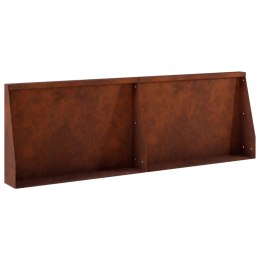 VidaXL Mur oporowy 2 szt. 60 x 12 x 30 cm Stal kortenowska Rdzawy