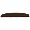 VidaXL Samoprzylepne maty na schody 15 szt. 80 x 24,5 x 3,5 cm brązowy