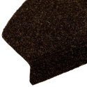 VidaXL Samoprzylepne maty na schody 15 szt. 80 x 24,5 x 3,5 cm brązowy