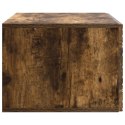 VidaXL Szafka RTV montowana na ścianie 78,5 x 31 cm Dąb wędzony