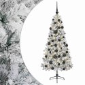 VidaXL Sztuczna choinka z bombką 120 cm 150 LED Ciepła biel