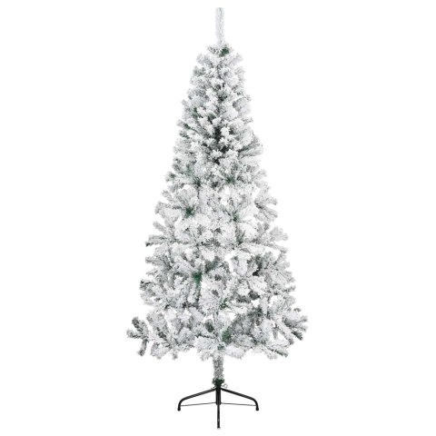VidaXL Sztuczna choinka z bombką 120 cm 150 LED Ciepła biel