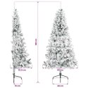 VidaXL Sztuczna choinka z bombką 120 cm 150 LED Ciepła biel