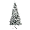 VidaXL Sztuczna choinka z bombką 150 cm 150 LED Ciepła biel