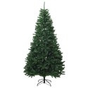 VidaXL Sztuczna choinka, średniozielona, z bombkami 210 cm 300 LED