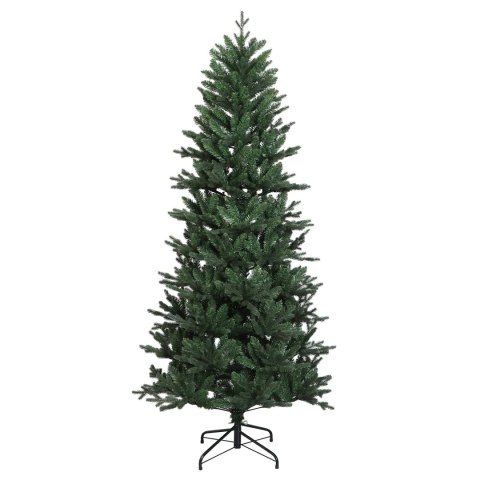 VidaXL Sztuczna choinka z bombką 120 cm 150 LED Ciepła biel PVC i PE