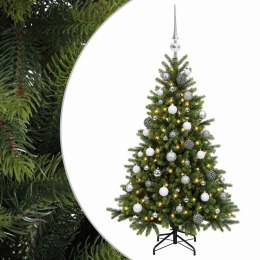 VidaXL Sztuczna choinka z bombką 120 cm 150 LED Ciepła biel