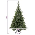 VidaXL Sztuczna choinka z bombką 120 cm 150 LED Ciepła biel