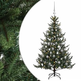 VidaXL Sztuczna choinka z bombką 120 cm 150 LED Ciepła biel