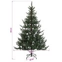 VidaXL Sztuczna choinka z bombką 120 cm 150 LED Ciepła biel