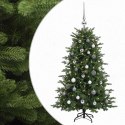 VidaXL Sztuczna choinka z bombką 120 cm 150 LED Ciepła biel